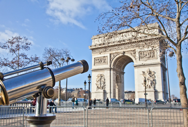 Париж - Триумфальная арка - Фото, изображение