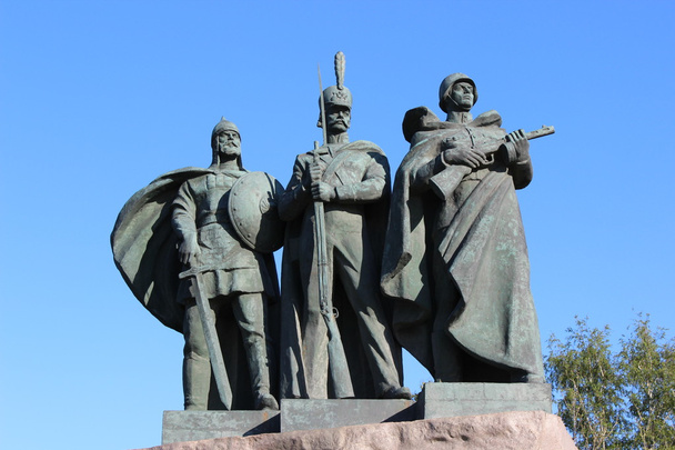 Denkmal für die Verteidiger des russischen Landes - Foto, Bild