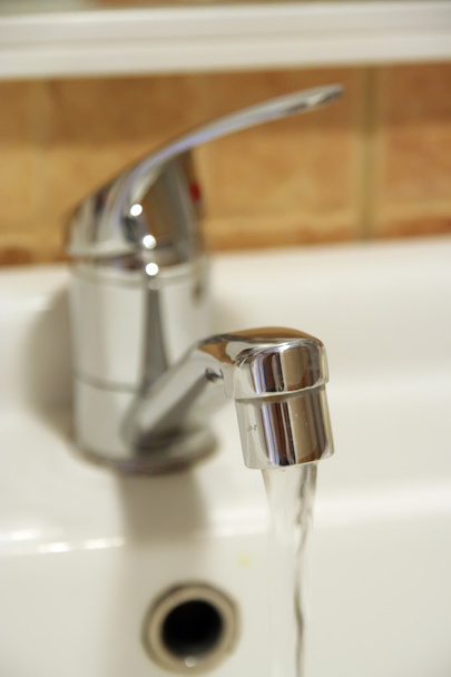 Shiny Bathroom tap - Photo, Image