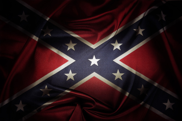 Silky confederate flag - Photo, Image