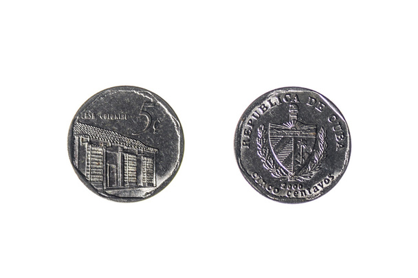 Cuban five cents coin - Photo, Image