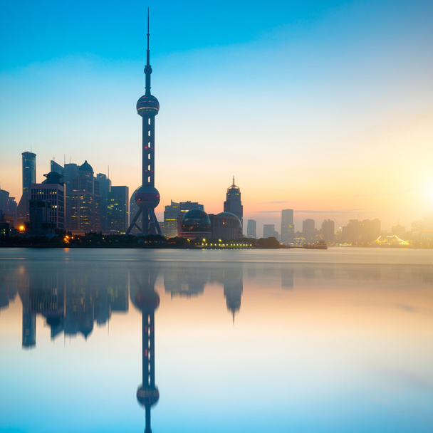 Skyline von Shanghai - Foto, Bild