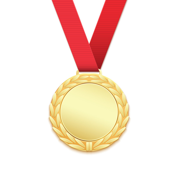 Gold medal, winners award. - Vecteur, image