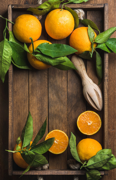 Fresh orange juice in glass  - Zdjęcie, obraz