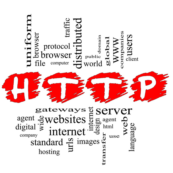 HTTP Word Cloud Concept griffonné
 - Photo, image