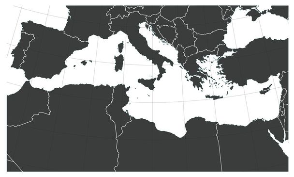 Mare Mediterraneo
 - Vettoriali, immagini