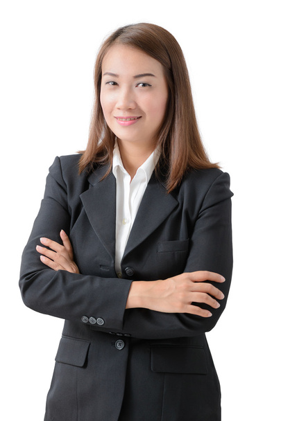 Business woman portrait . Crossed arms - Foto, afbeelding