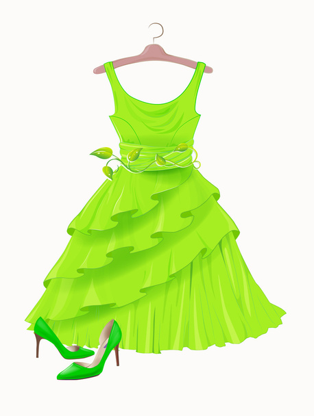 Fashion womens colorful high heeled shoes. Set of high heeled - Вектор, зображення