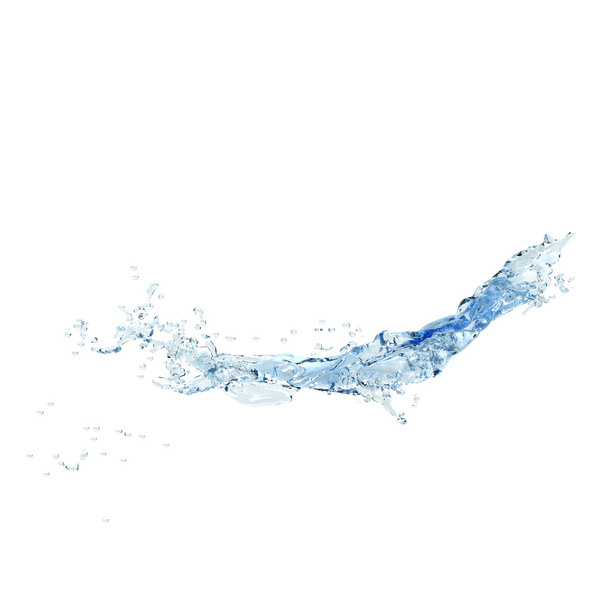 salpicadura de agua aislado 3d
 - Foto, imagen