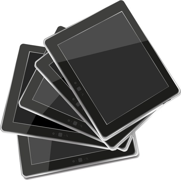 Vector tablets pc isolated on white background - Vektor, Bild