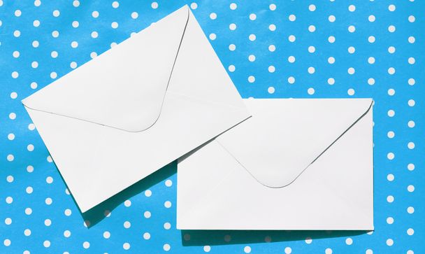 Picture of two white envelopes - Zdjęcie, obraz