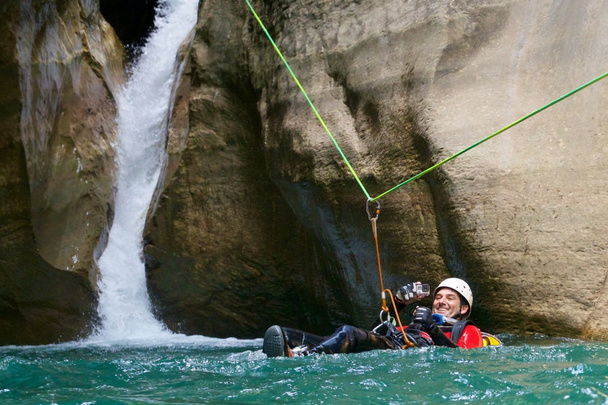 Canyoning in Spain - Photo, Image