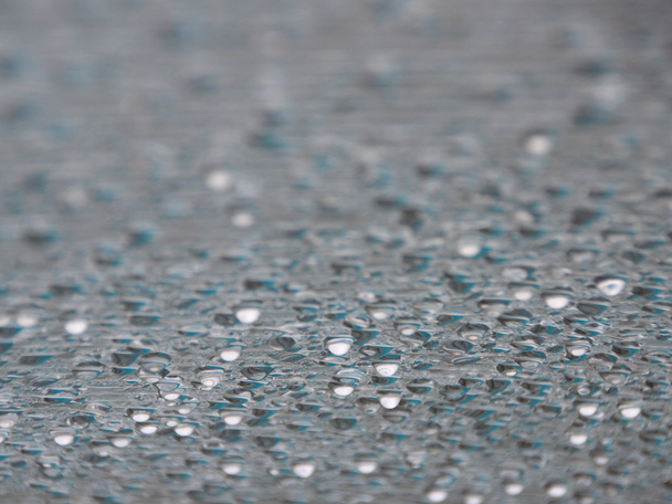 Condensación de humedad de gota de agua bajo techo de plástico fresco
 - Foto, Imagen