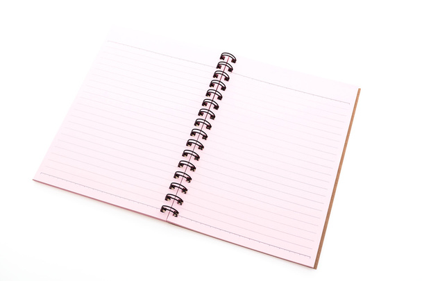 Üres notebook, fehér - Fotó, kép