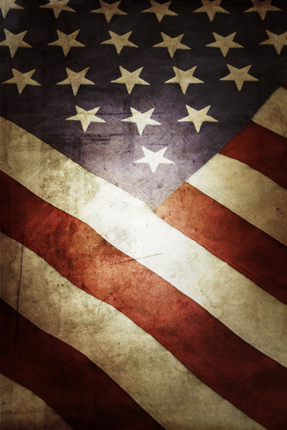 grunge amerikai zászló - Fotó, kép