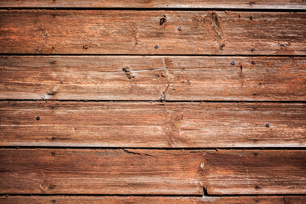 Old Shabby Wooden Planks with cracked color Paint, background, t - Fotoğraf, Görsel