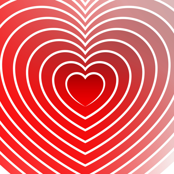heart element with outlines   - Wektor, obraz