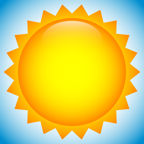  verano sol icono elemento
 - Vector, imagen