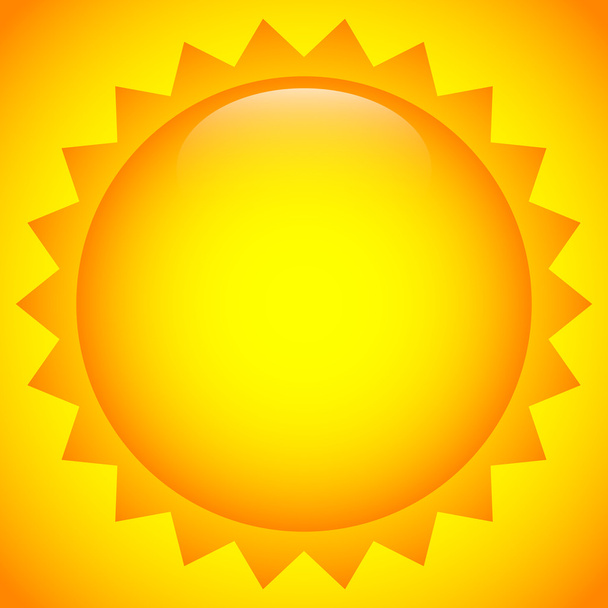  καλοκαιρινό ήλιο εικονίδιο στοιχείο - Διάνυσμα, εικόνα