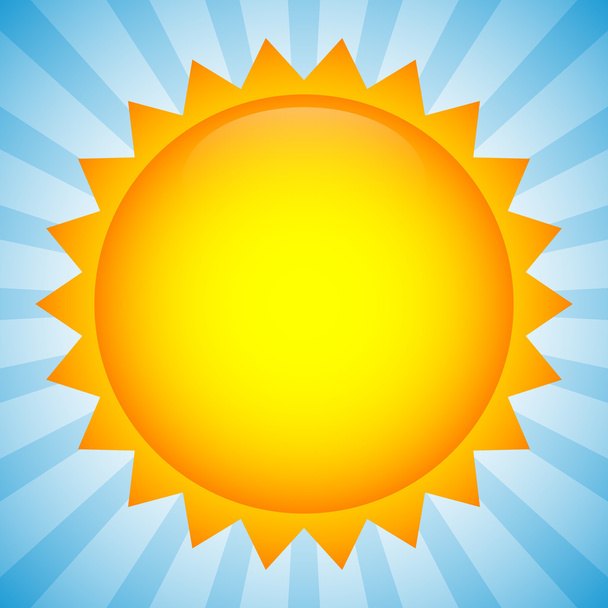  summer sun icon element - Wektor, obraz