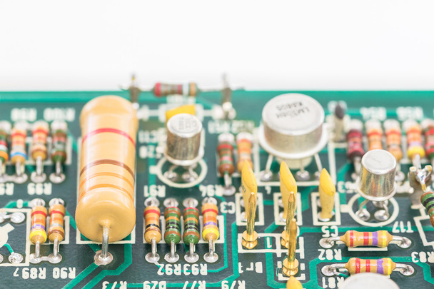 Close up electronic circuit board  - Photo, Image