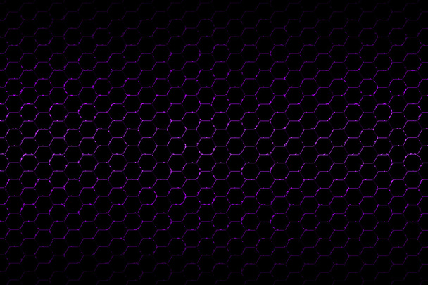 purple and black metallic mesh background texture - Photo, Image