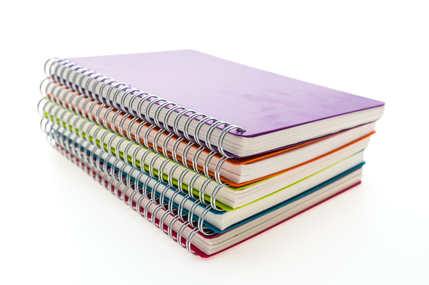Barevné prázdné notebook - Fotografie, Obrázek