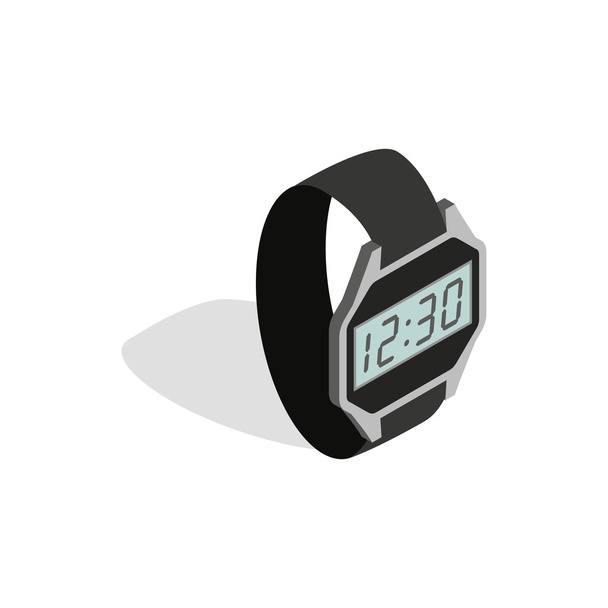 Smart watch icon, isometric 3d style - Vecteur, image