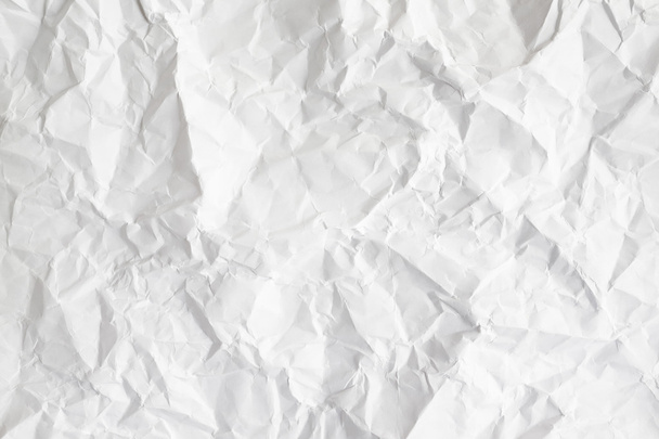 crumpled white paper sheet - Photo, Image