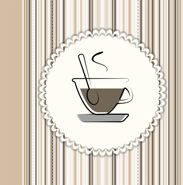 Coffee menu card - Vecteur, image