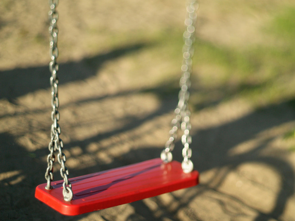 Red swing - Photo, Image