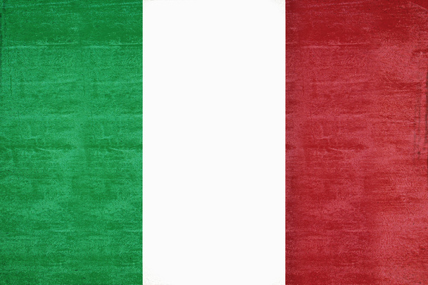 Flag of Italy Grunge - Photo, Image