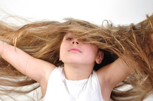 Windy hair - Foto, Imagem