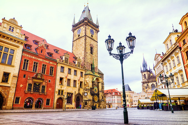 Town Square in Prague, Czech Republic - Foto, Imagem