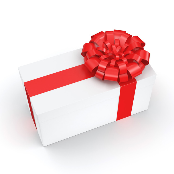 Beyaz hediye kutusu - Fotoğraf, Görsel