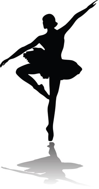 Ballet dancer - Vector, Image