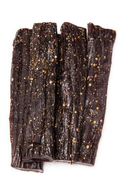 Beef Biltong sticks, Bitoning is traditional South African beef jerky - Photo, Image