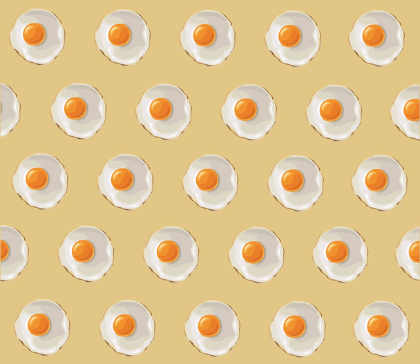 Fried Egg illustration background vector EPS10 - Vector, Image