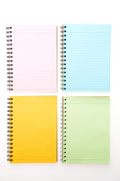 prázdné notebook na bílém pozadí - Fotografie, Obrázek