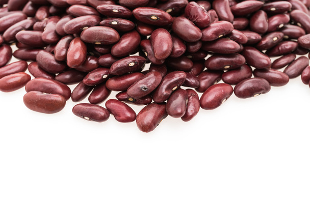 Red beans on white - Photo, Image