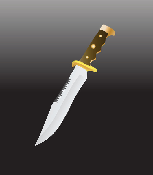 Боевой нож
 - Вектор,изображение
