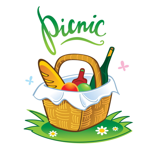 Piknik - Vektor, kép