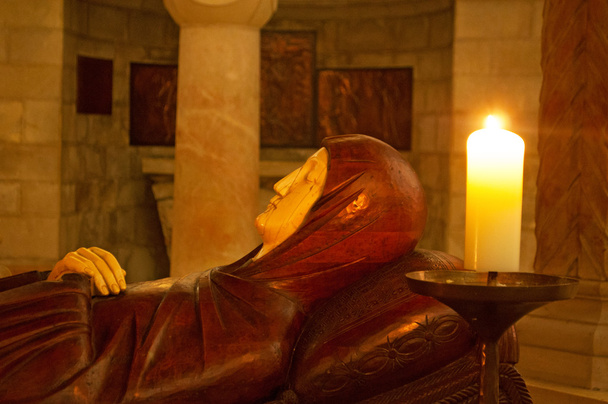 Jerusalem: patsas nukkuva pyhä äiti Dormition Abbey
  - Valokuva, kuva