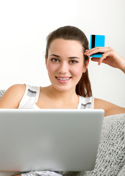 online vásárlás hitelkártyával - Fotó, kép