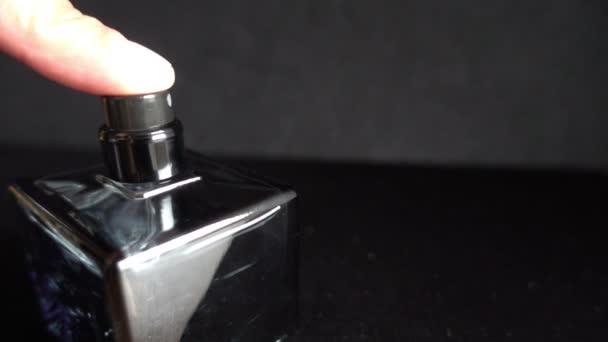 Slow motion video of perfume sprayed - Footage, Video