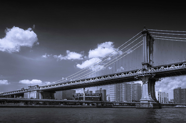 Manhattan bridge, New York - Fotografie, Obrázek