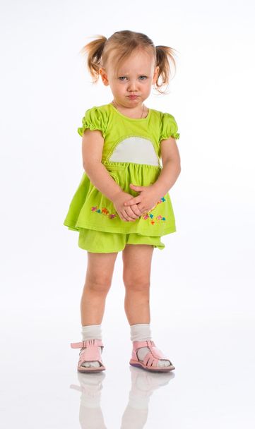 Sad little girl - Photo, image