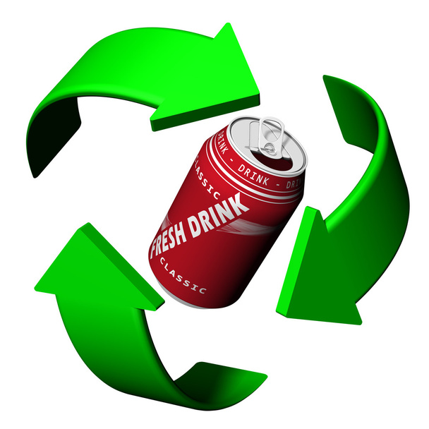  Canned drink. Eco friendly - Фото, зображення