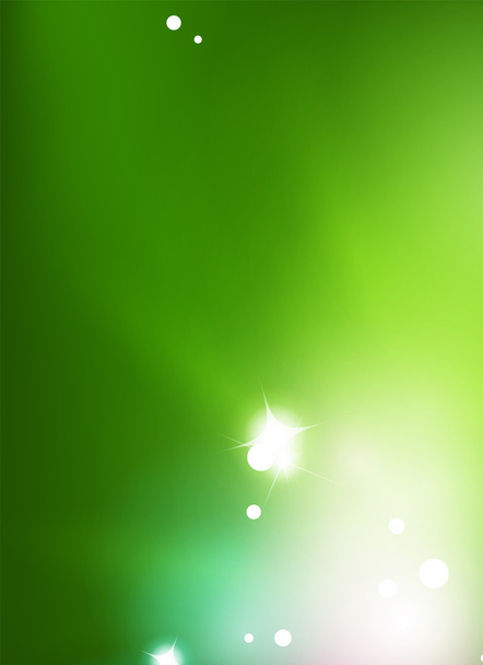 Vector green shiny background - Vector, Image