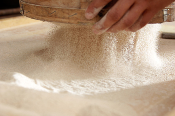 Farinha de trigo branco
 - Foto, Imagem